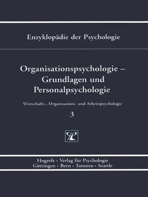 cover image of Organisationspsychologie – Grundlagen und Personalpsychologie